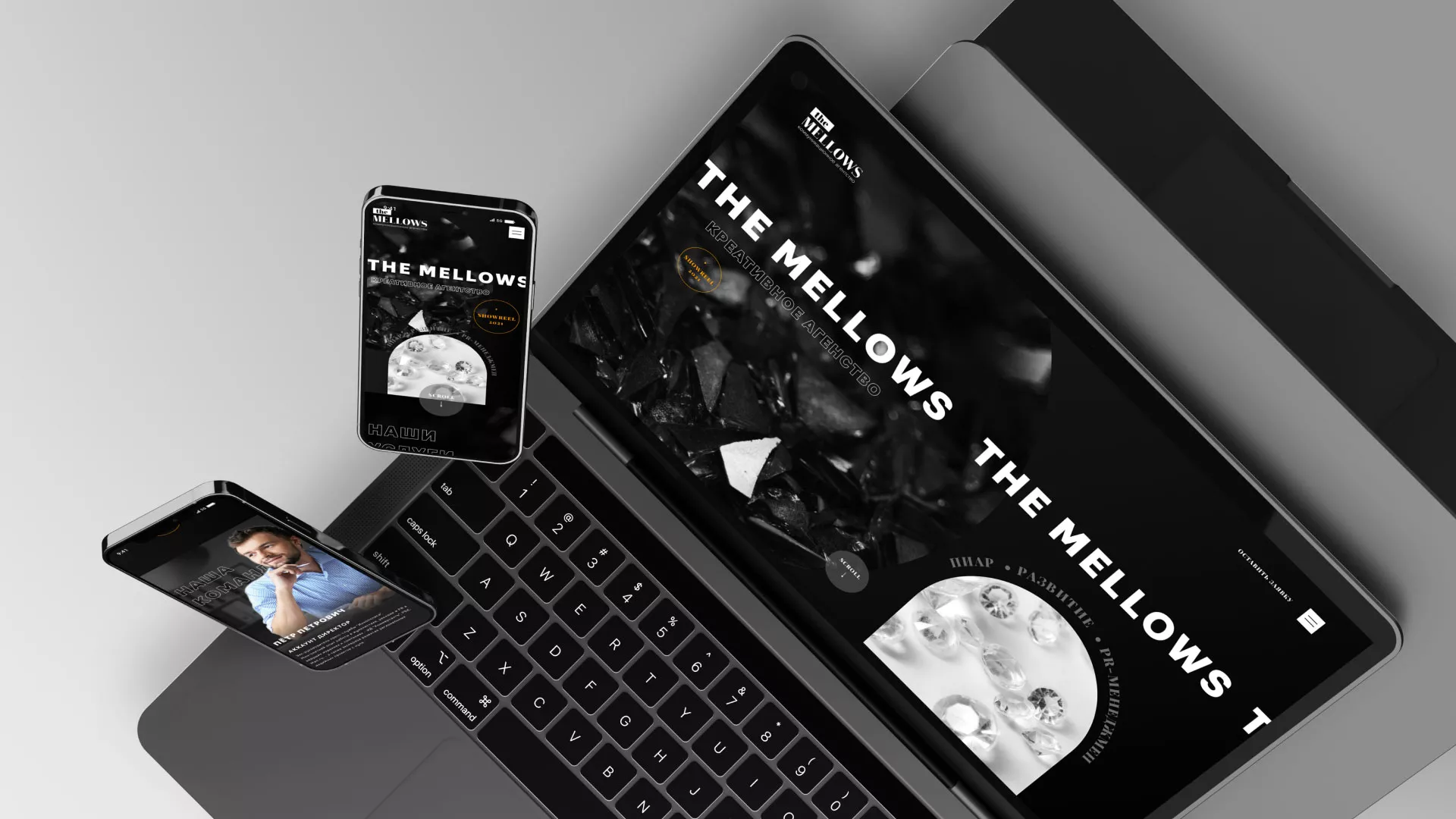 Разработка сайта креативного агентства «The Mellows» в Игарке
