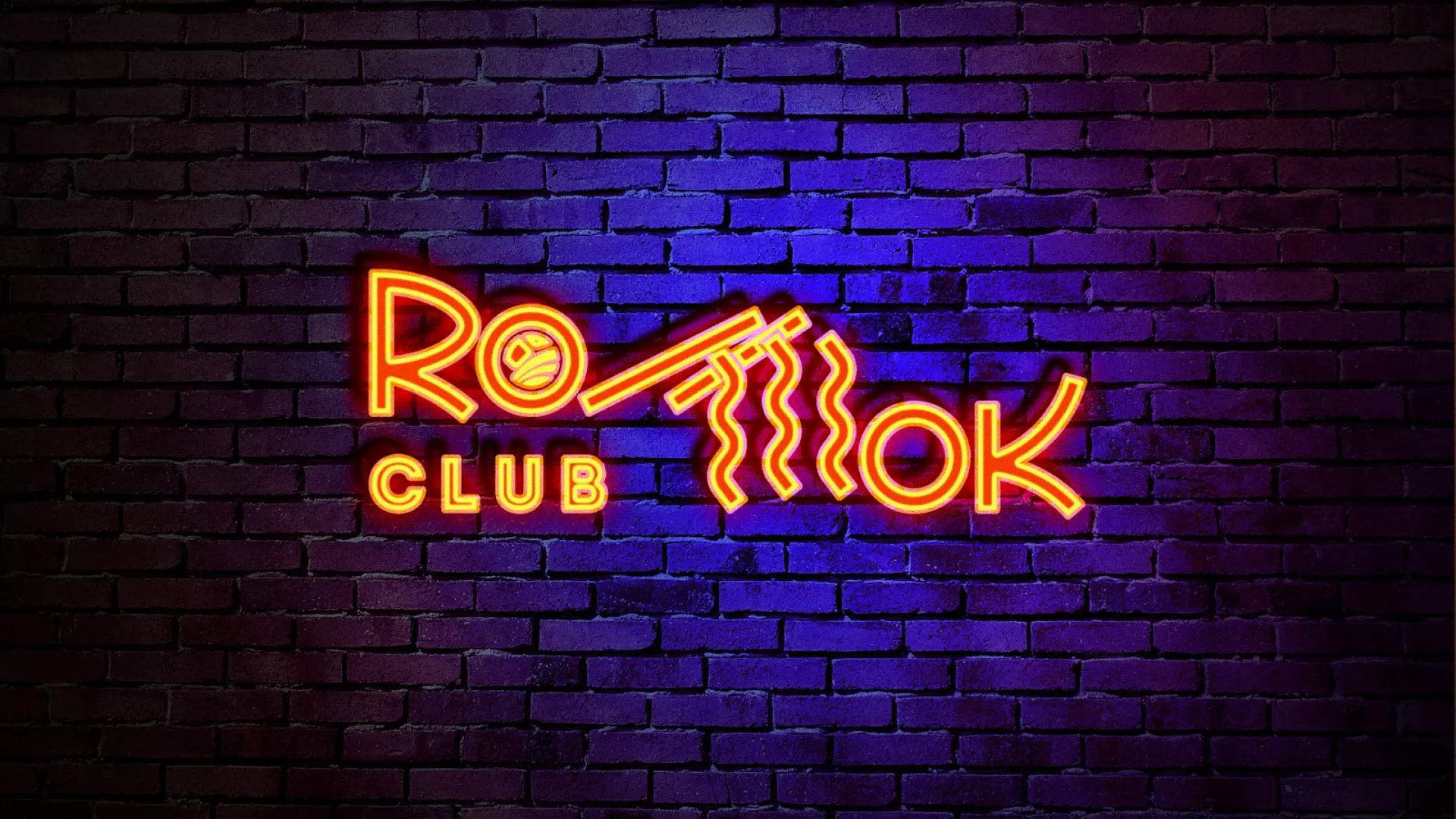 Разработка интерьерной вывески суши-бара «Roll Wok Club» в Игарке