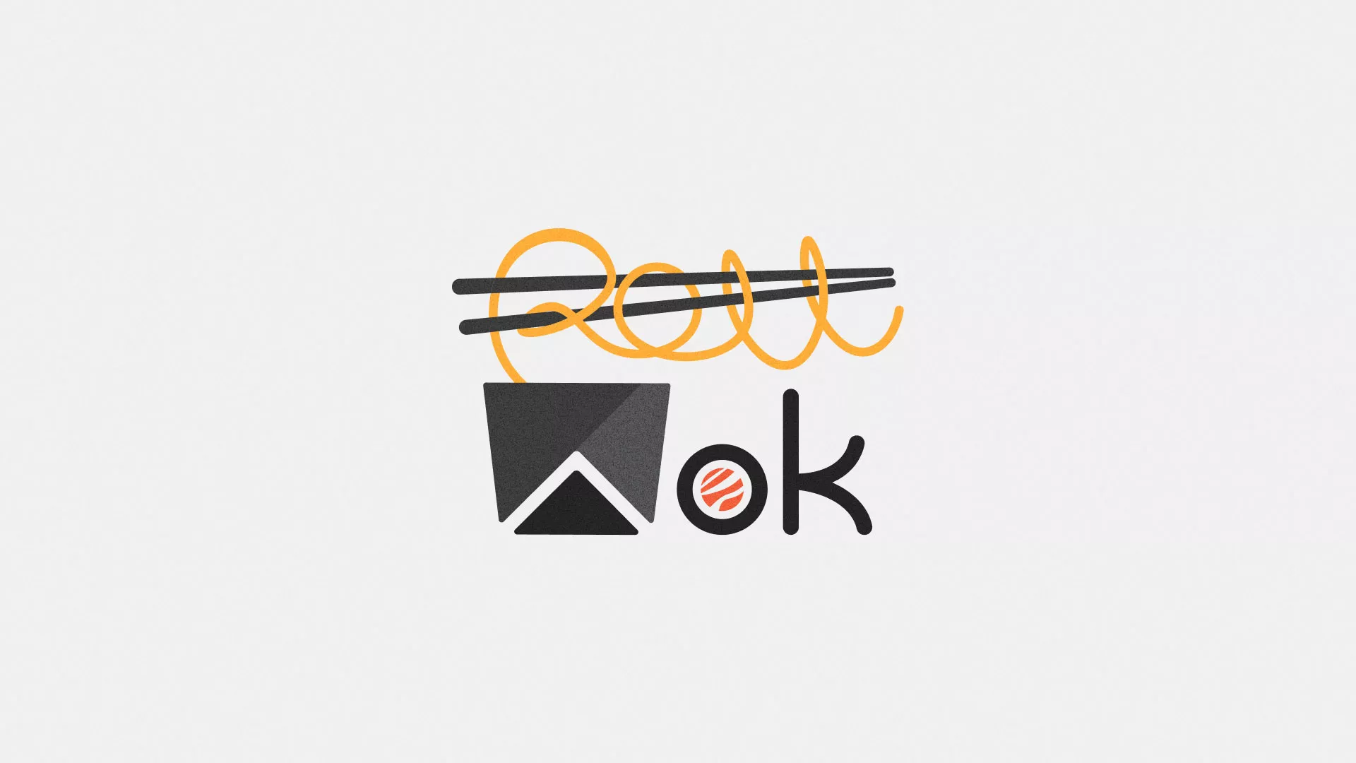 Разработка логотипа в Игарке для суши-бара «Roll Wok Club» Разработка логотипа в Игарке для суши-бара «Roll Wok Club»